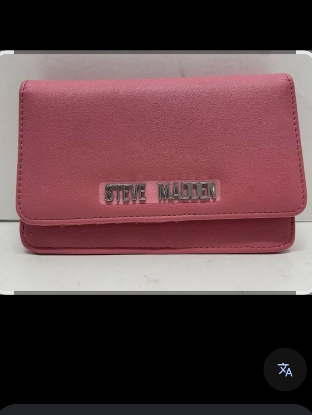 Steve Madden Pink Crossbody Wallet